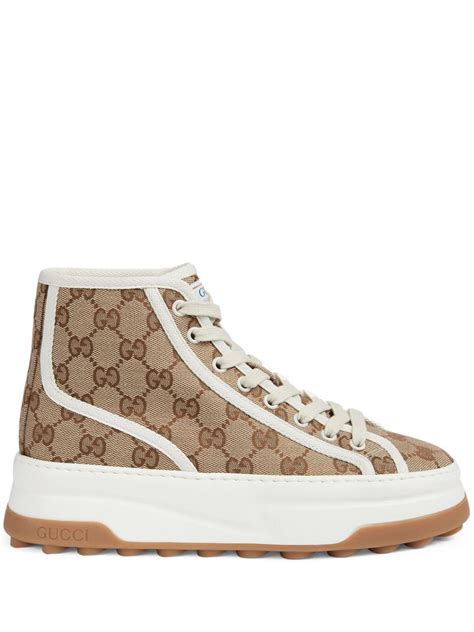 gold gucci high top sneakers|gucci high top sneakers sale.